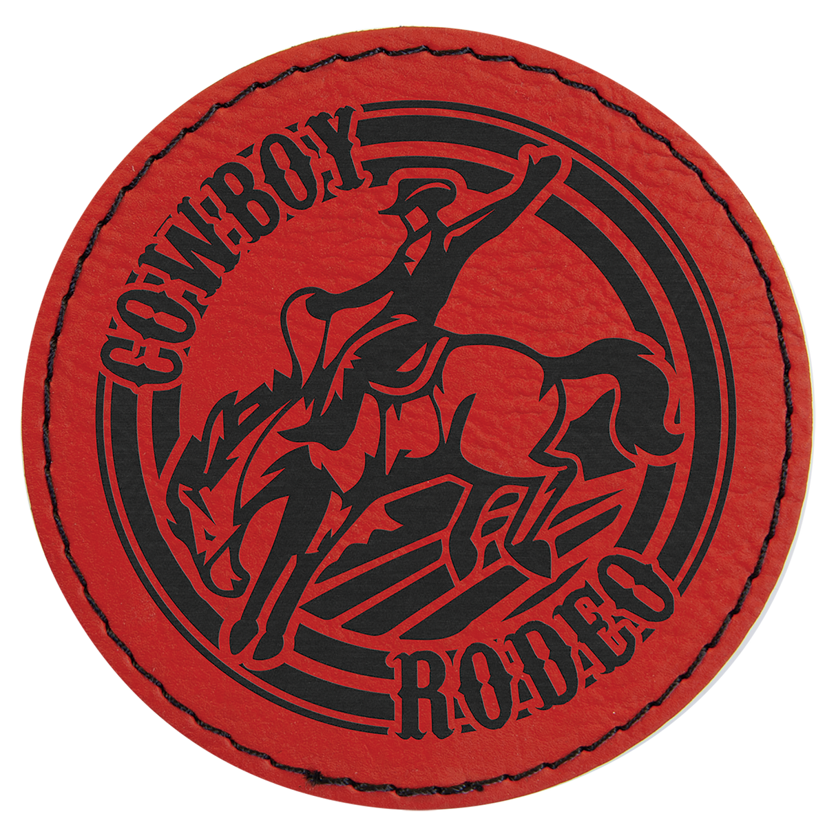 Circle Leatherette Patches