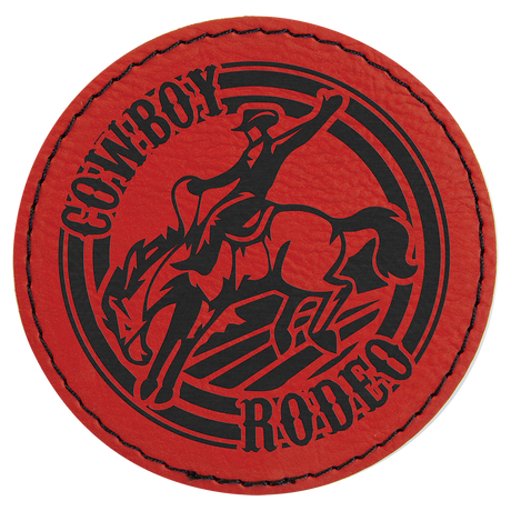 Circle Leatherette Patches