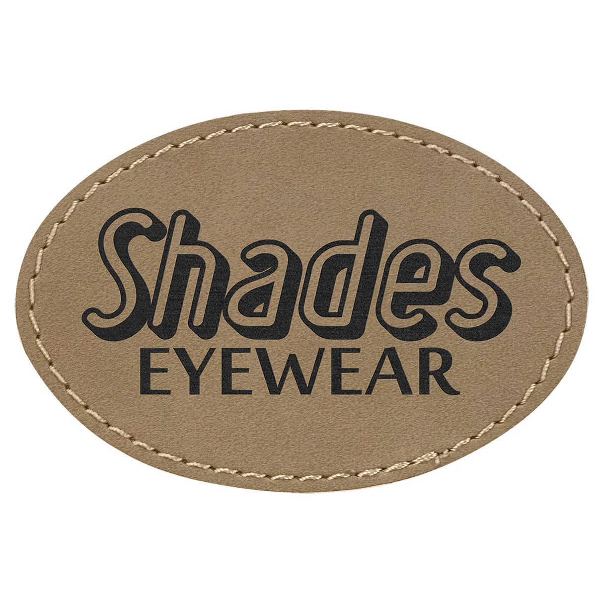Oval Leatherette Patches