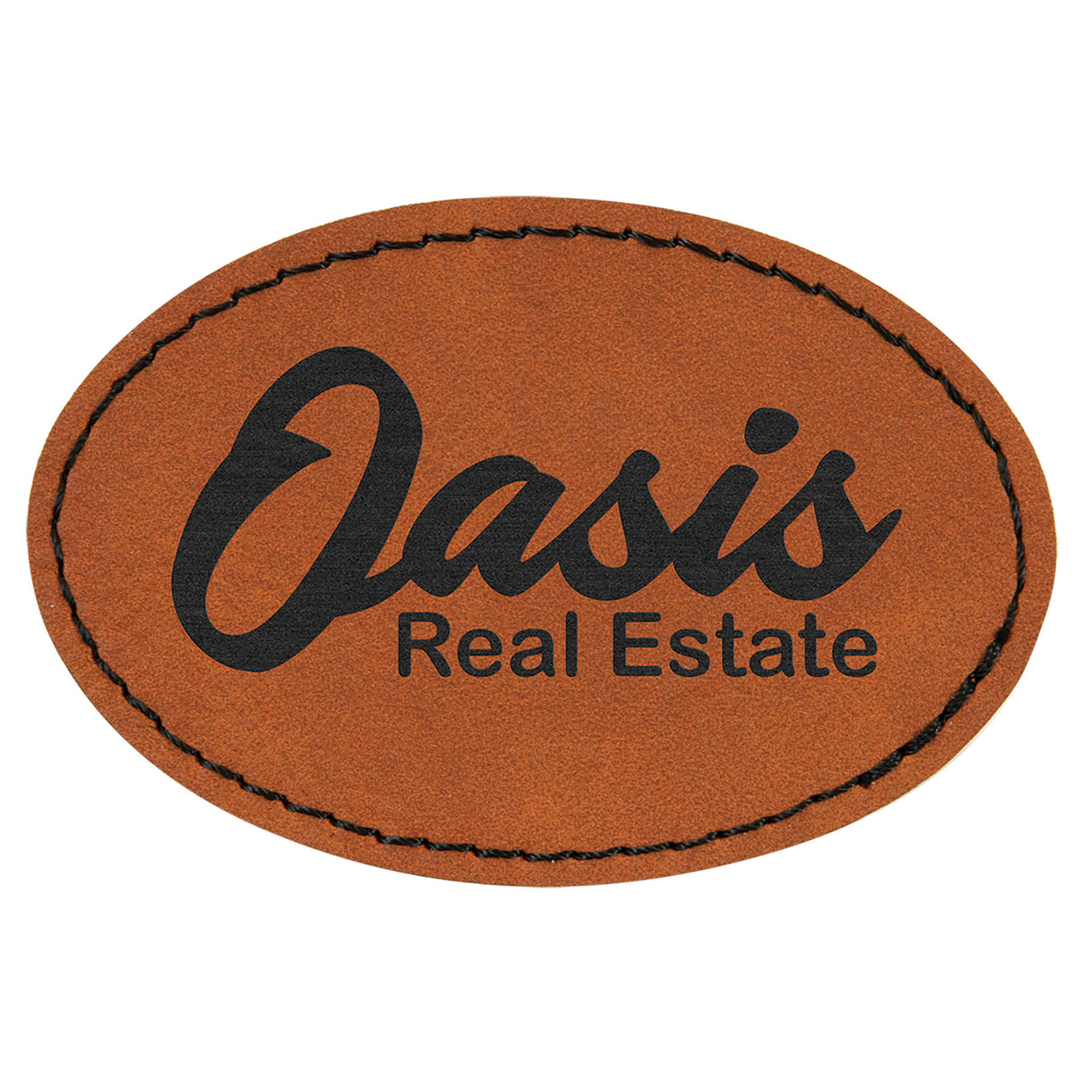 Oval Leatherette Patches