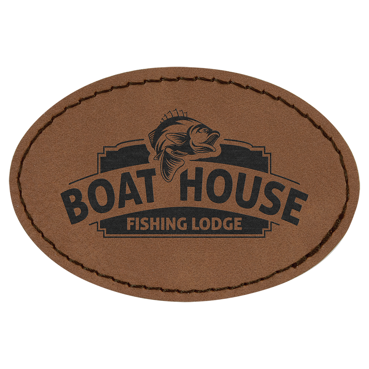 Oval Leatherette Patches