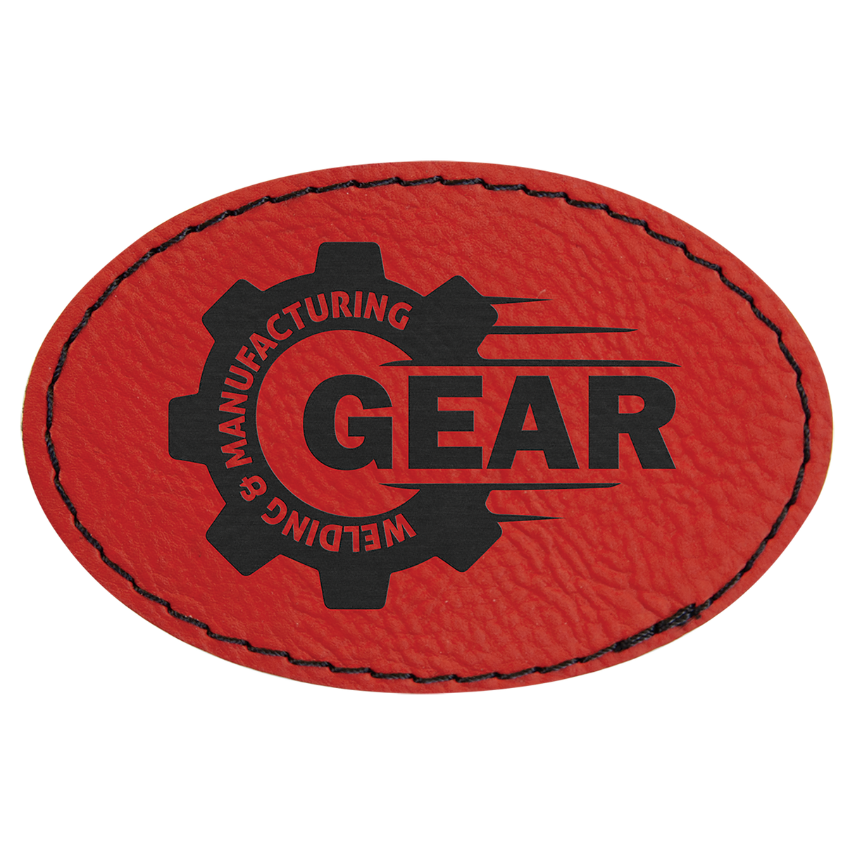 Oval Leatherette Patches
