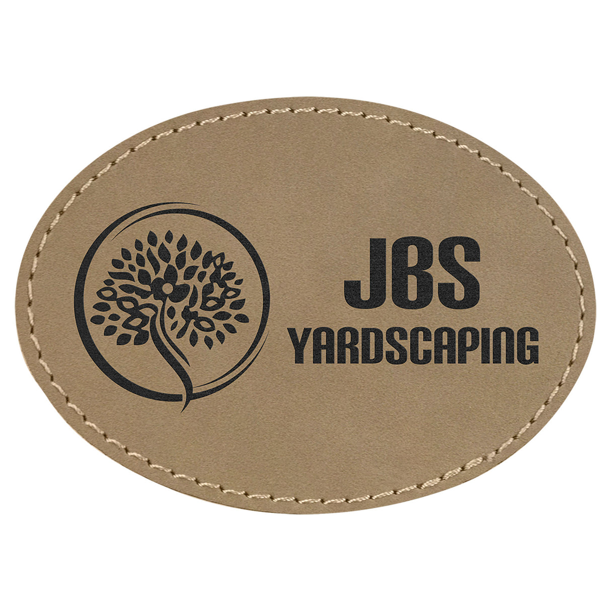 Oval Leatherette Patches