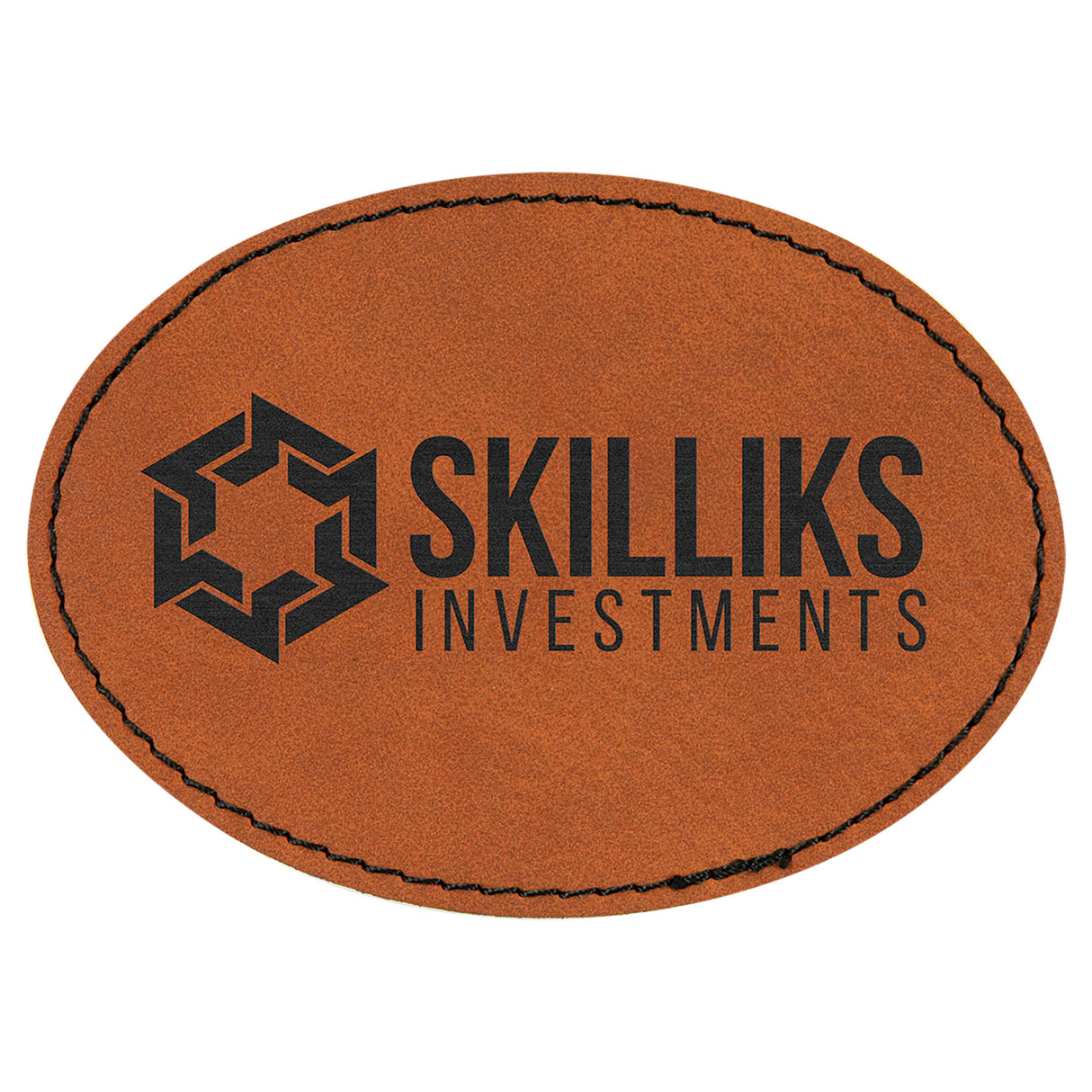 Oval Leatherette Patches