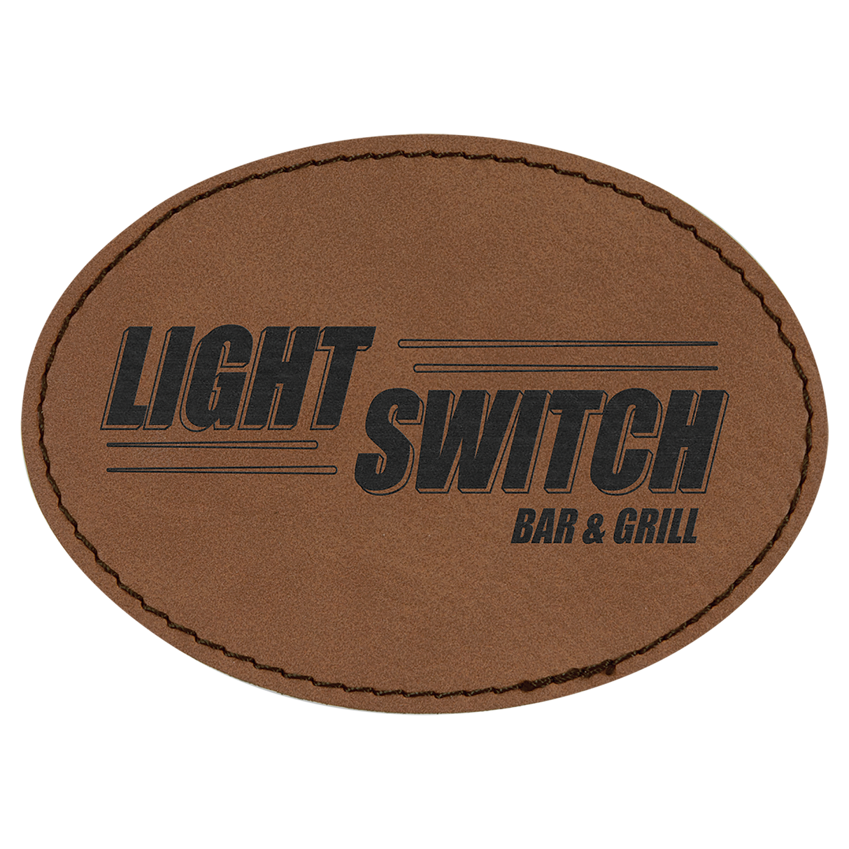 Oval Leatherette Patches