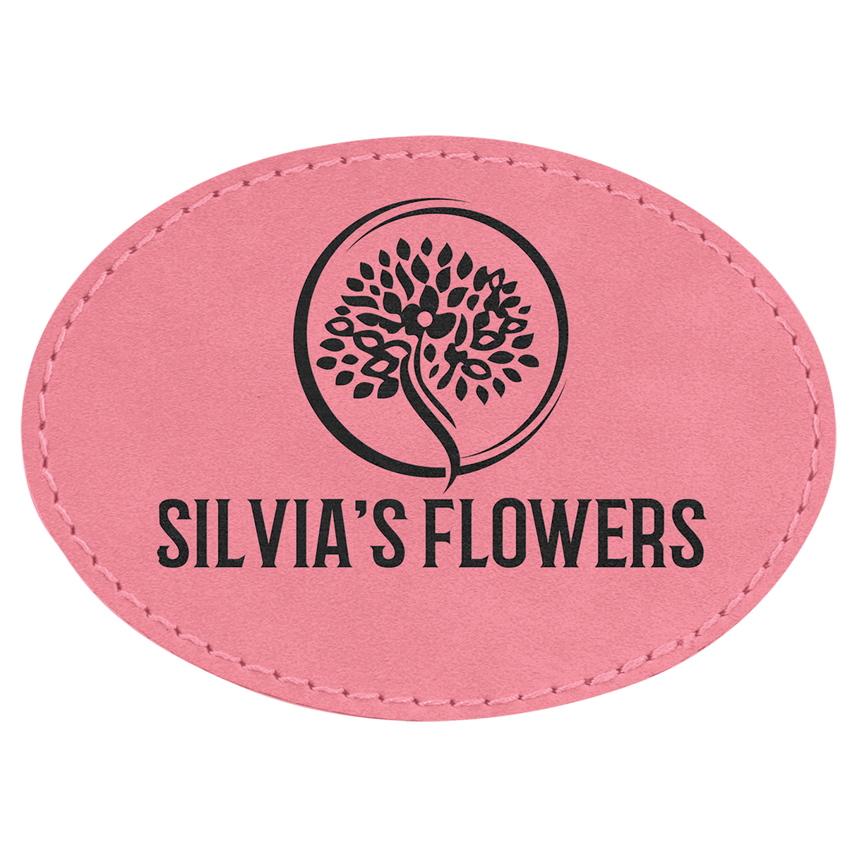 Oval Leatherette Patches