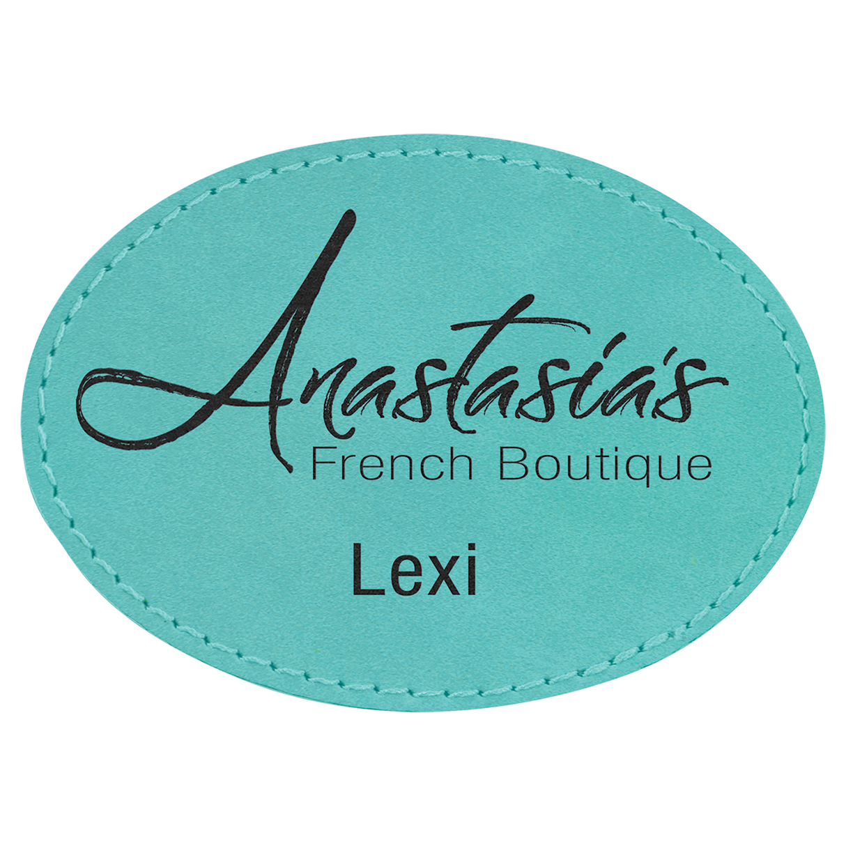 Oval Leatherette Patches