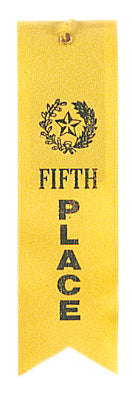 Carded Ribbon 1st, 2nd, 3rd, 4th, 5th, or 6th Place
