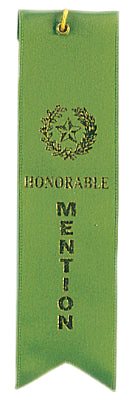 Carded Ribbon 1st, 2nd, 3rd, 4th, 5th, or 6th Place