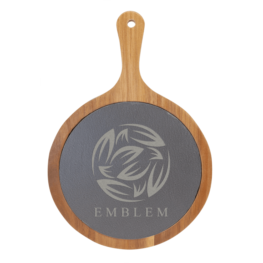 Acacia Wood and Slate Cutting Board