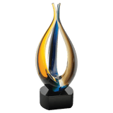 11 1/2" Tri Rise Art Glass (BaseShop MVP)