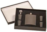 6 oz. Flask Sets w/ 4 Stainless Steel Shot Glasses