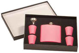 6 oz. Flask Sets w/ 4 Stainless Steel Shot Glasses