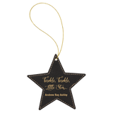 Star Leatherette Ornaments