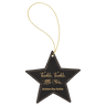 Star Leatherette Ornaments
