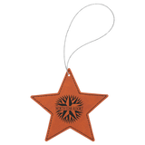 Star Leatherette Ornaments
