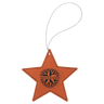 Star Leatherette Ornaments