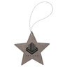 Star Leatherette Ornaments
