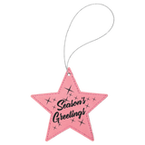 Star Leatherette Ornaments