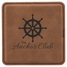 4 inch Individual Leatherette Coasters