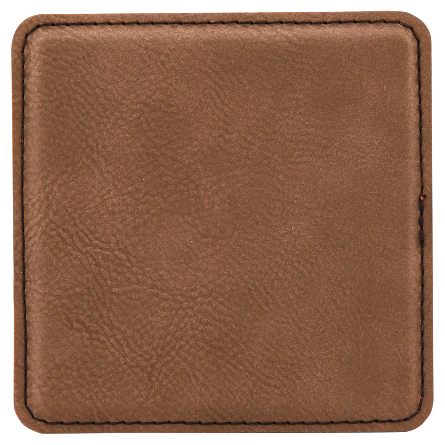 4 inch Individual Leatherette Coasters