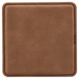4 inch Individual Leatherette Coasters