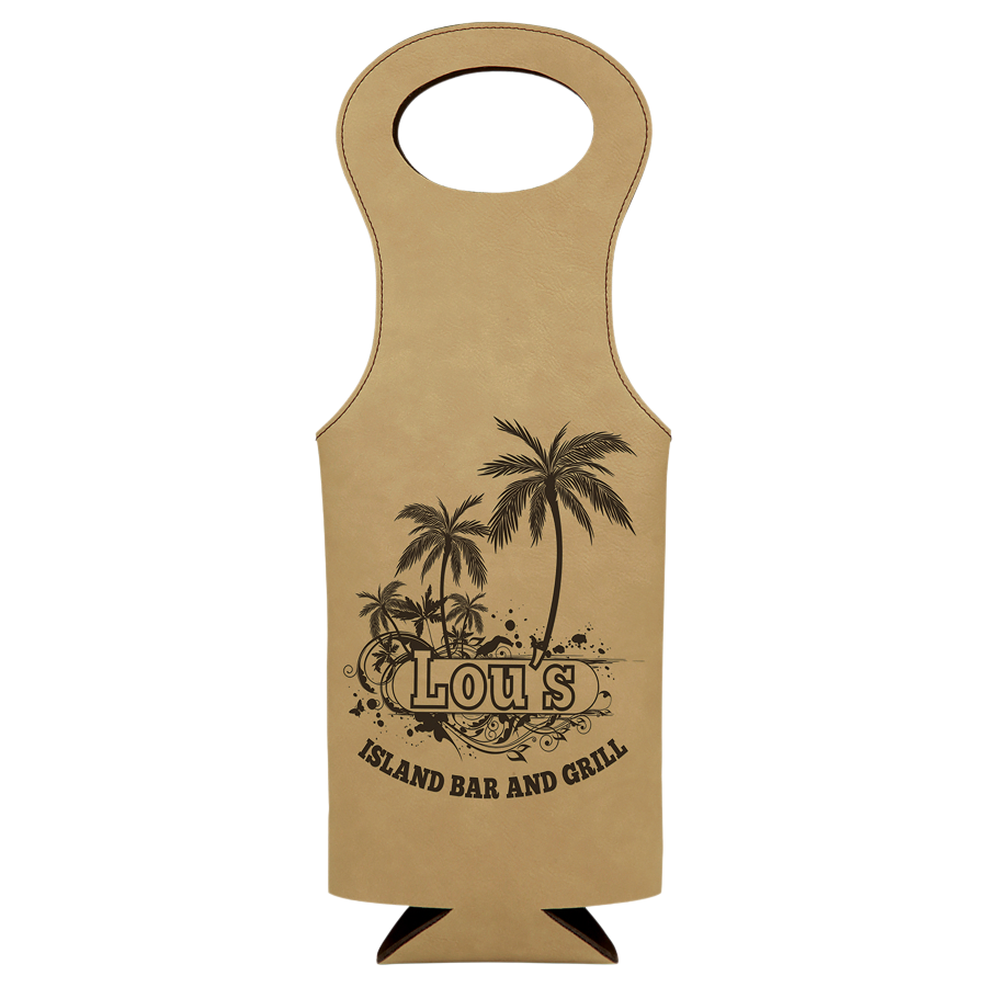 Leatherette Wine Bags
