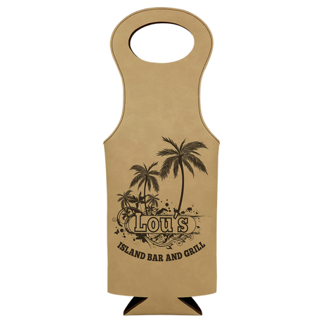 Leatherette Wine Bags