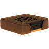 Leatherette 6-Coaster Set