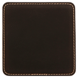 4 inch Individual Leatherette Coasters