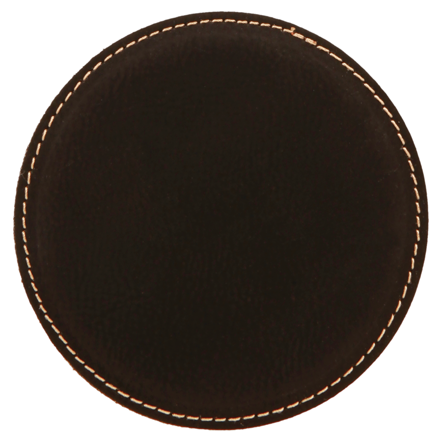 4 inch Individual Leatherette Coasters