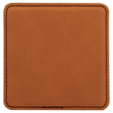 4 inch Individual Leatherette Coasters
