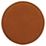 4 inch Individual Leatherette Coasters