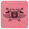 4 inch Individual Leatherette Coasters