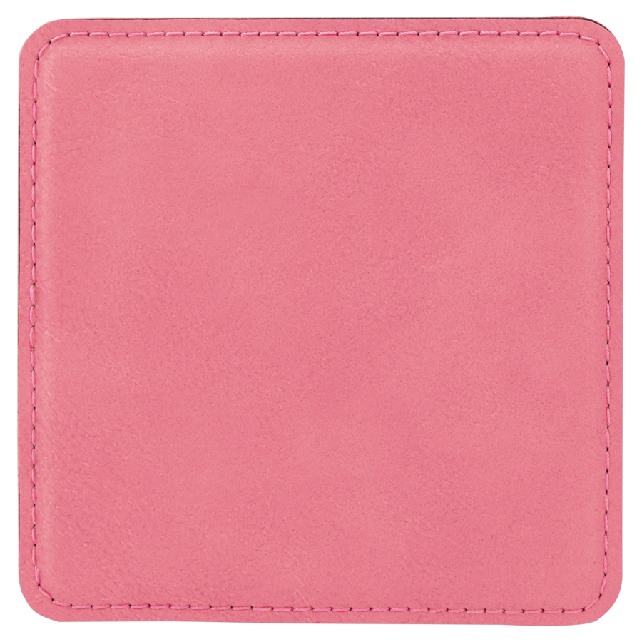 4 inch Individual Leatherette Coasters