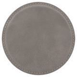 4 inch Individual Leatherette Coasters