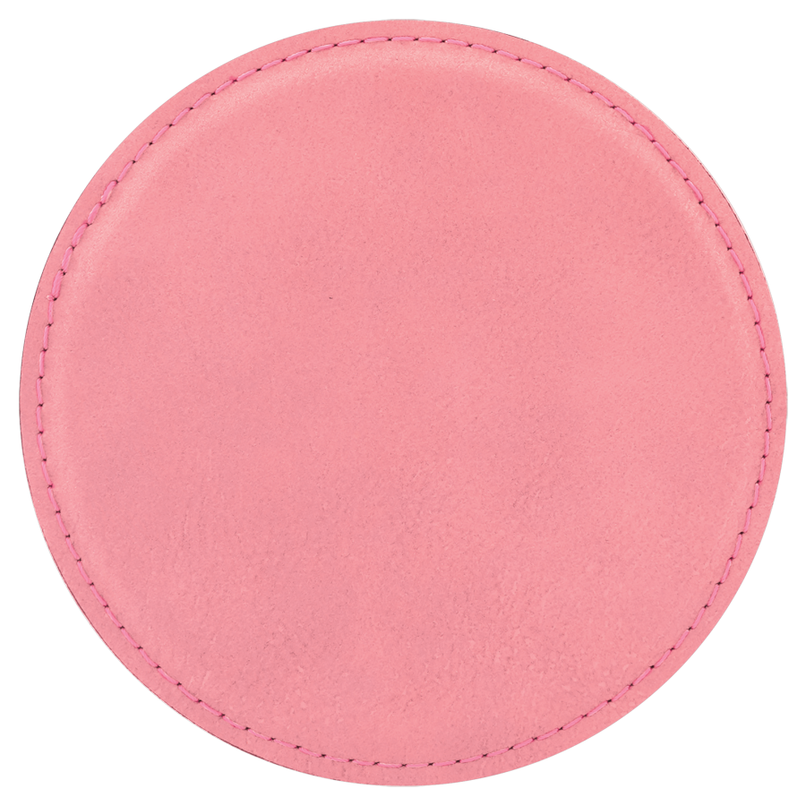 4 inch Individual Leatherette Coasters