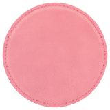4 inch Individual Leatherette Coasters