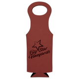 Leatherette Wine Bags