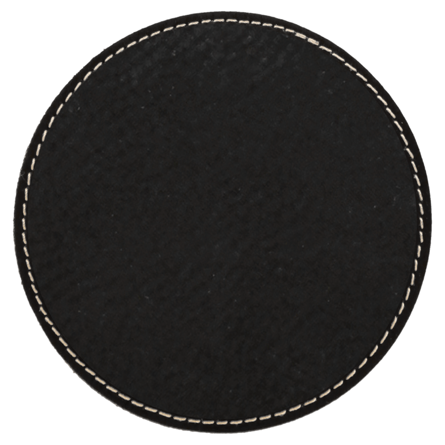 4 inch Individual Leatherette Coasters