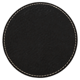 4 inch Individual Leatherette Coasters