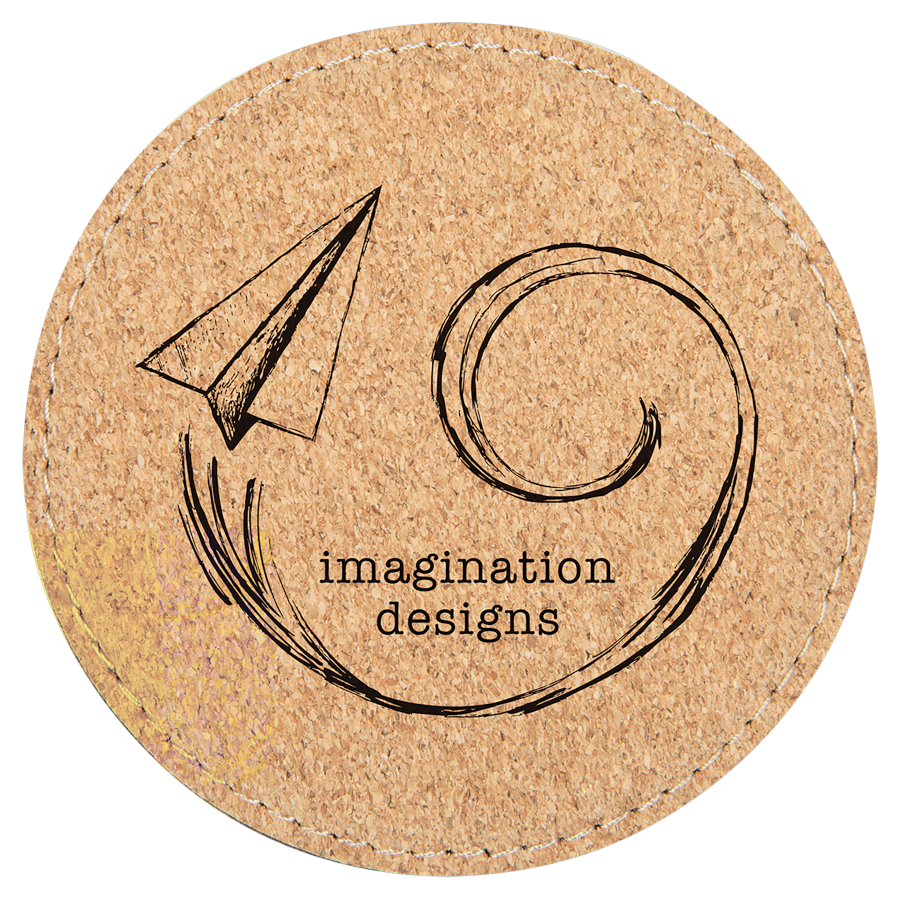 4 inch Individual Leatherette Coasters