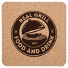 4 inch Individual Leatherette Coasters