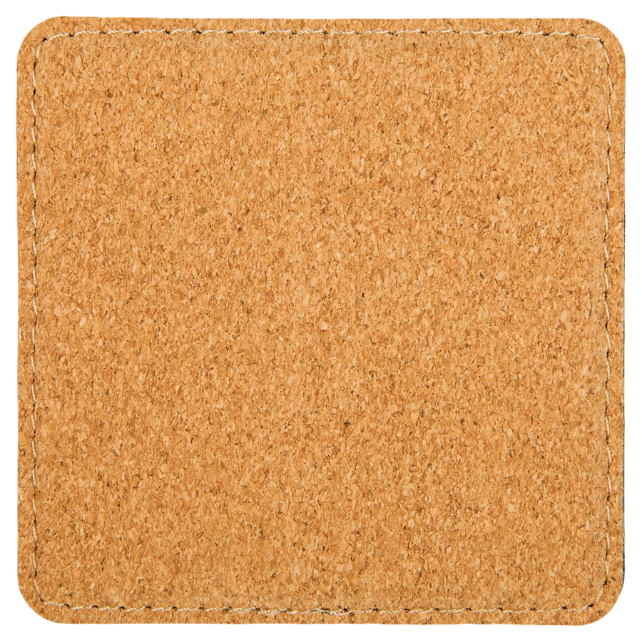 4 inch Individual Leatherette Coasters