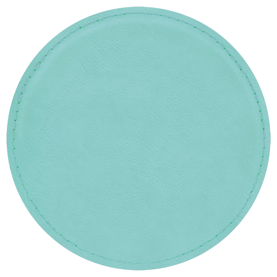 4 inch Individual Leatherette Coasters
