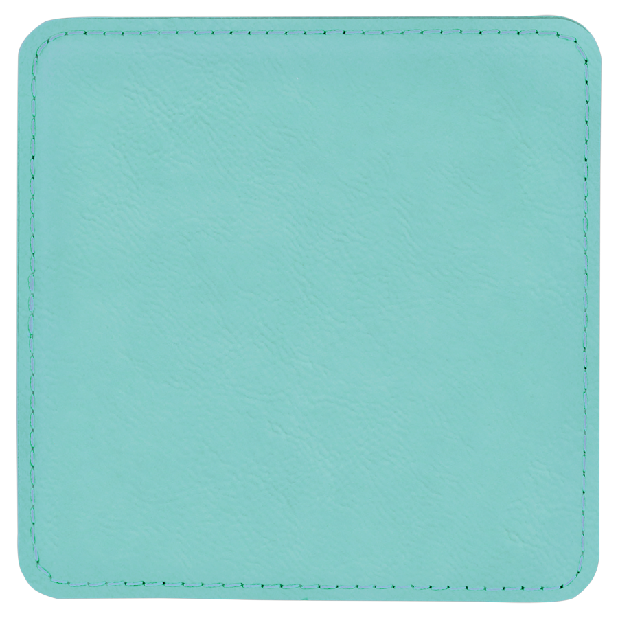 4 inch Individual Leatherette Coasters
