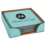 Leatherette 6-Coaster Set