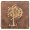 4 inch Individual Leatherette Coasters