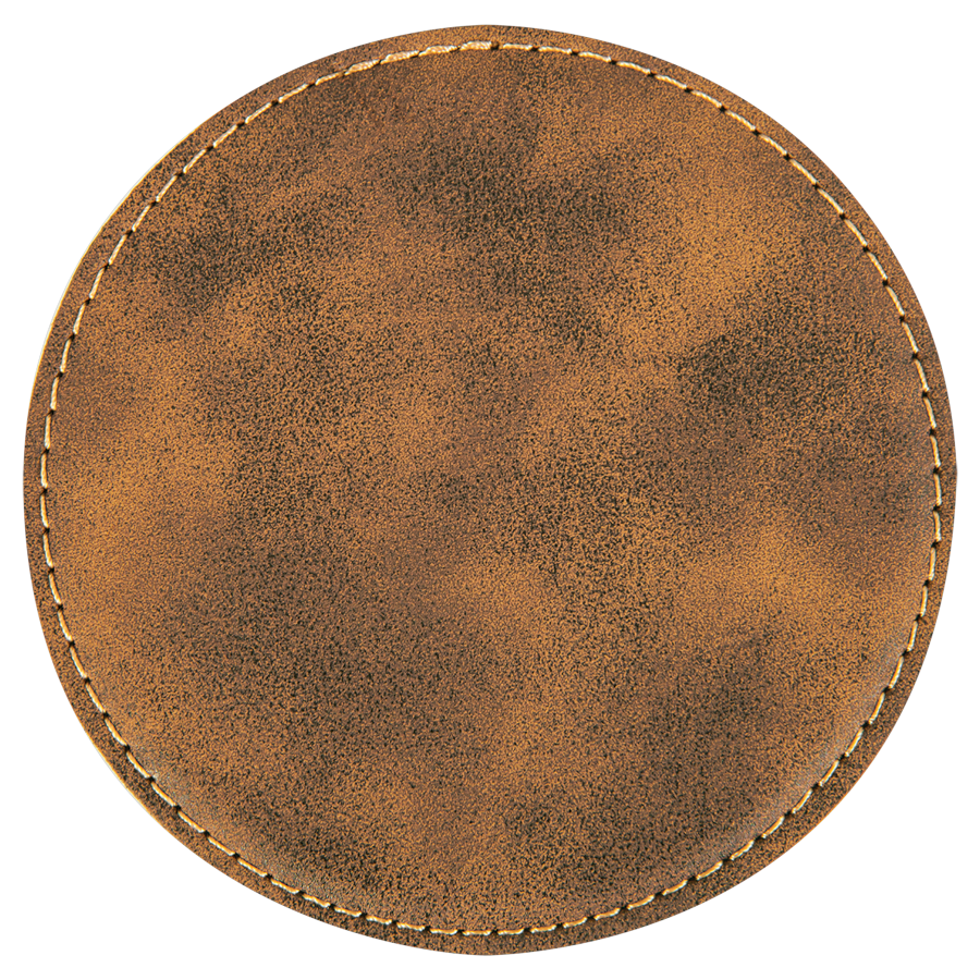 4 inch Individual Leatherette Coasters