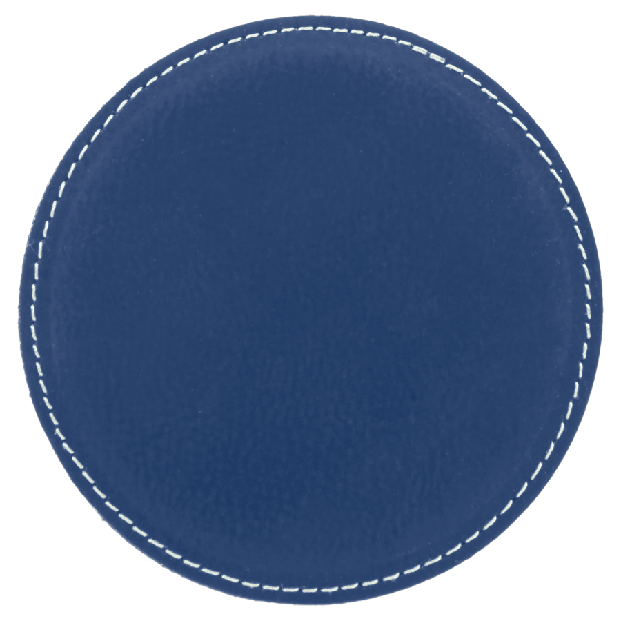 4 inch Individual Leatherette Coasters